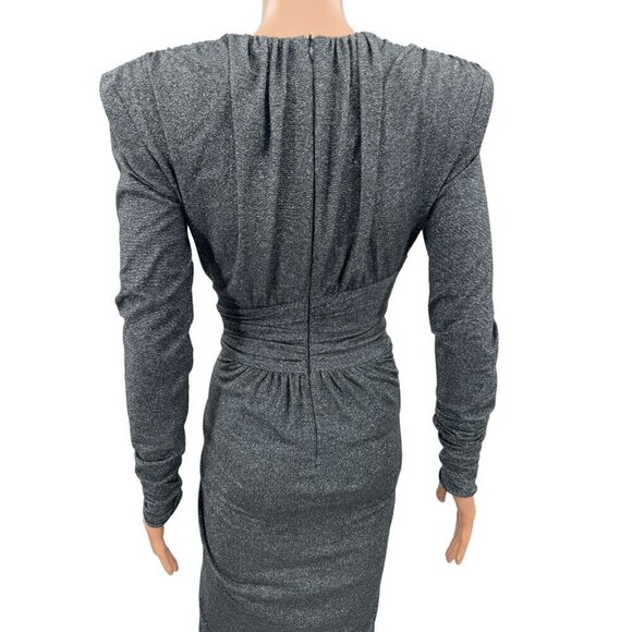 Alexandre Vauthier Metallic Evening Maxi Dress NWT - Picture 9 of 12